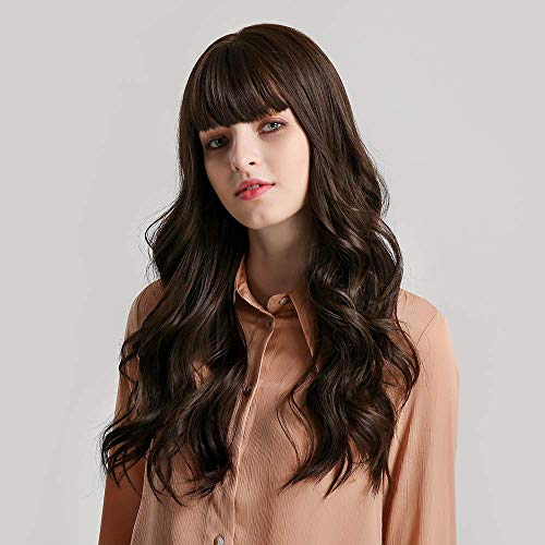 LUSH LOCKS® Synthetic Natural Wave Hair Wigs for Women Girls and Ladies (Brown) 12 inch - Image 2