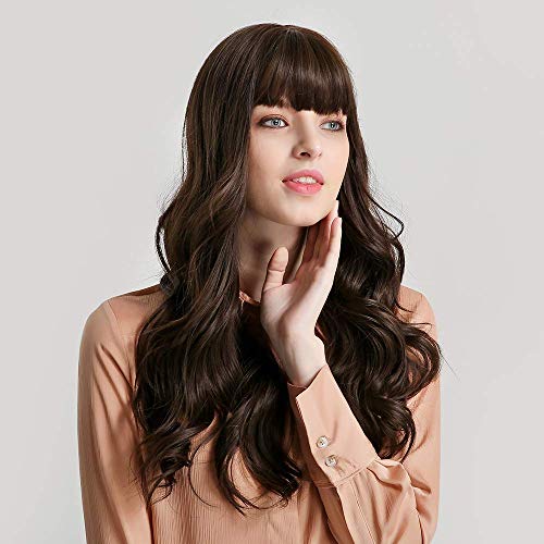 LUSH LOCKS® Synthetic Natural Wave Hair Wigs for Women Girls and Ladies (Brown) 12 inch - Image 3