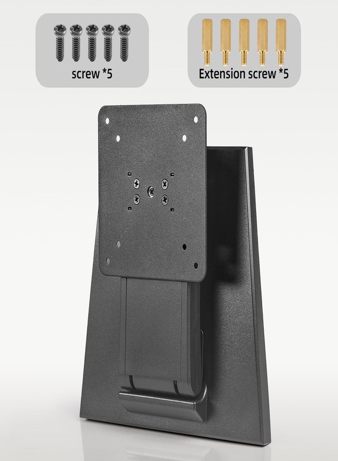 WEARSON Touch PC Monitor Stand - For All-in-one PC,Kiosk,AIO VESA 75&100mm Monitor Base Adjustable Folding Flat - Image 5