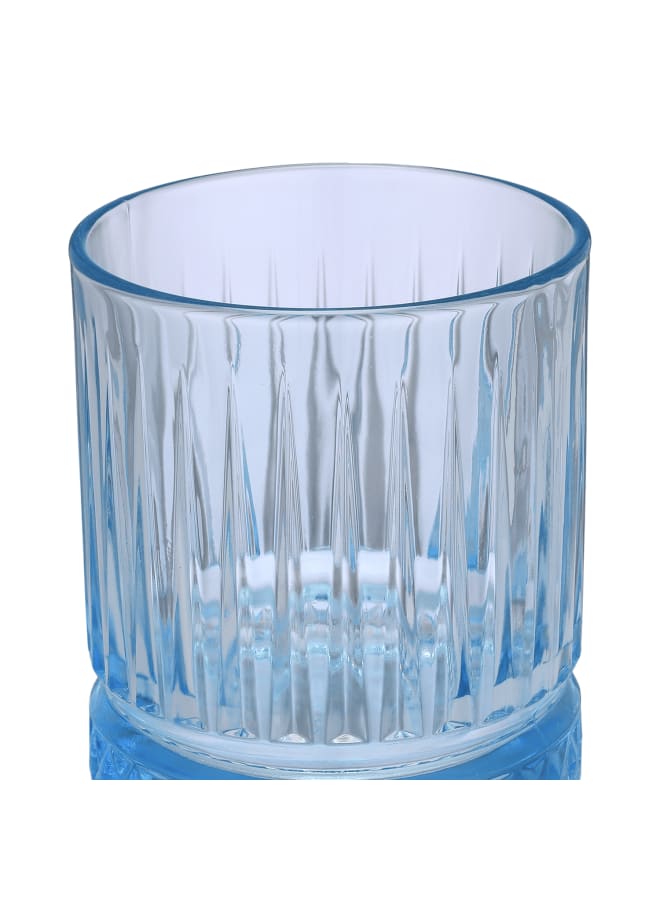 Pasabahce Tumbler Glass Set 4 Pieces  - 355 - Blue blue 335ml - Image 3