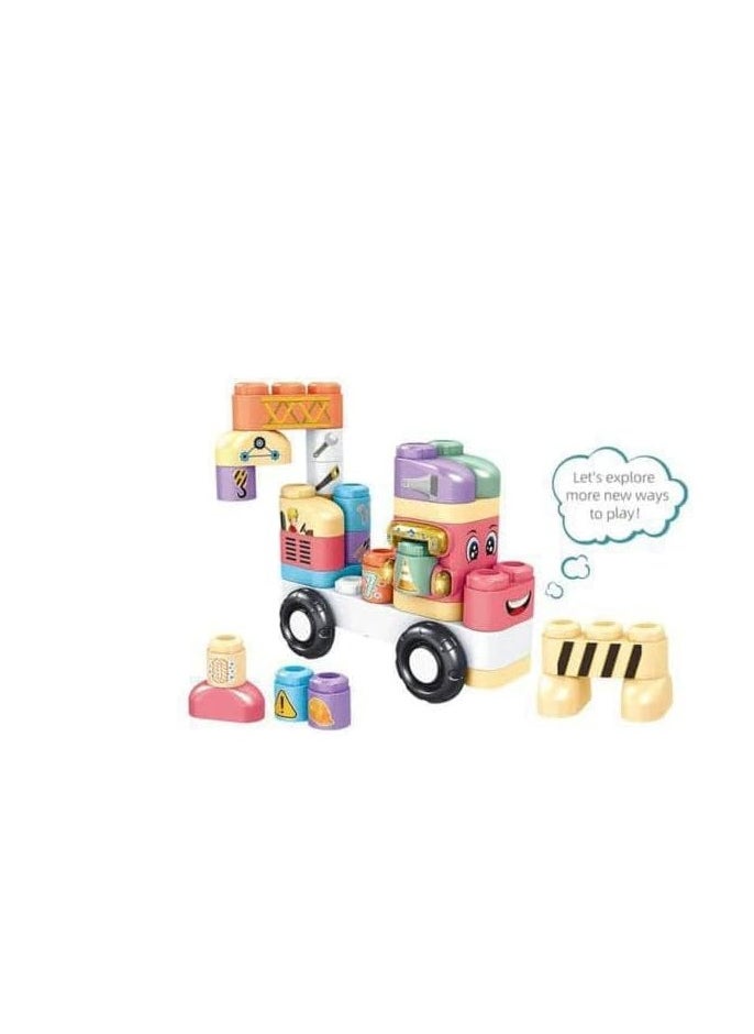 Truck Interactive Learning Blocks Playset  - Image 4