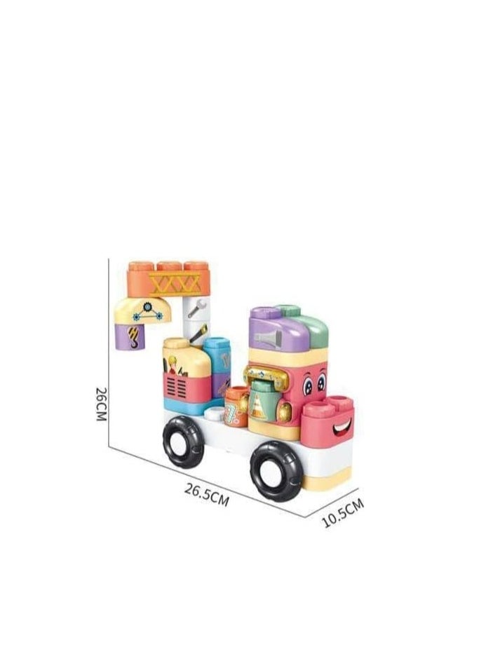 Truck Interactive Learning Blocks Playset  - Image 5