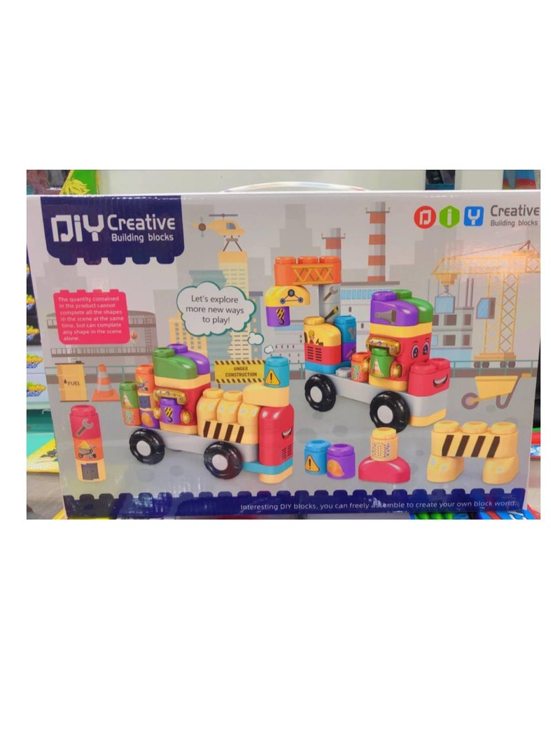 Truck Interactive Learning Blocks Playset  - Image 1