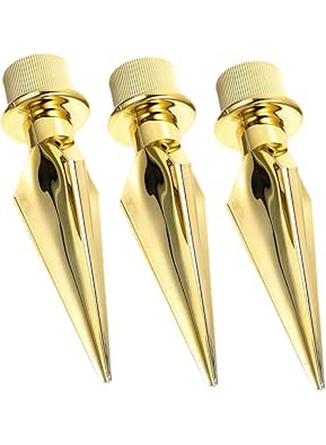 3 Pcs 20cm Flagpole Finial Decorative Heads Outdoor Indoor Replacement - Image 1