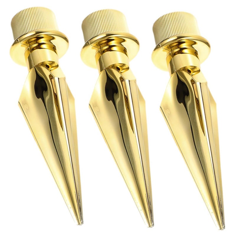 3 Pcs 20cm Flagpole Finial Decorative Heads Outdoor Indoor Replacement - Image 2
