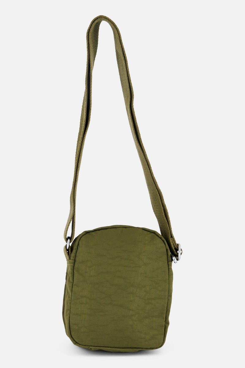 I Love Fashion Women Brand Logo Cross Body Bag 16 L x 19 H x 8 W cm, Olive - Image 2