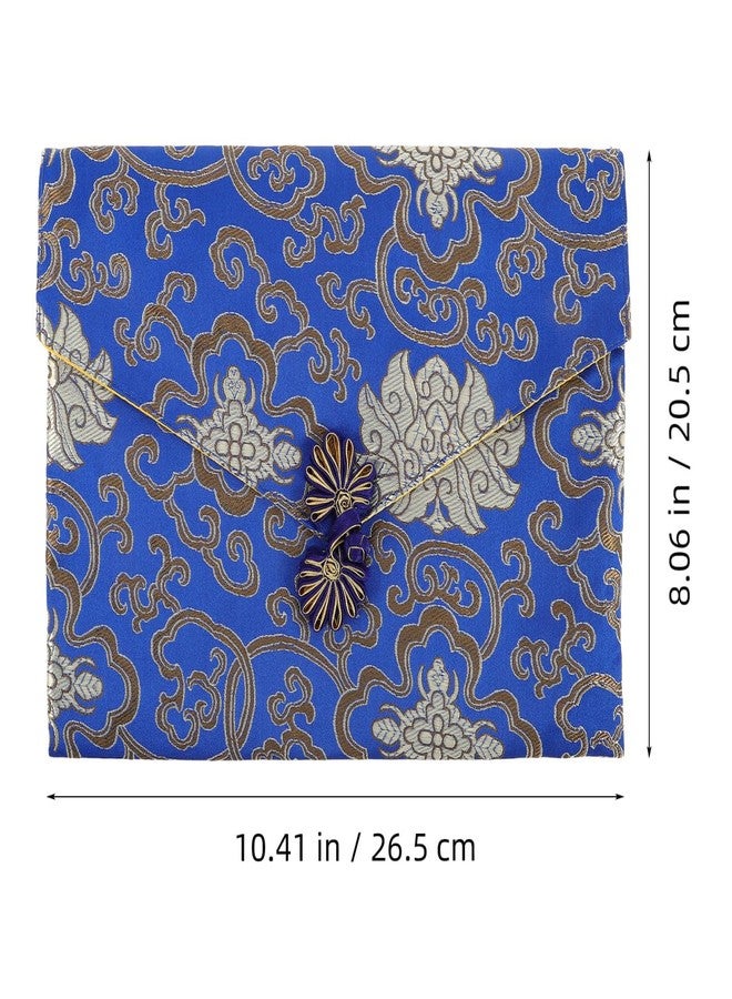 ORFOFE Traditional Chinese Brocade Bag Small Size Zipper Type for Scriptures Jewelry and Organizing - Image 2