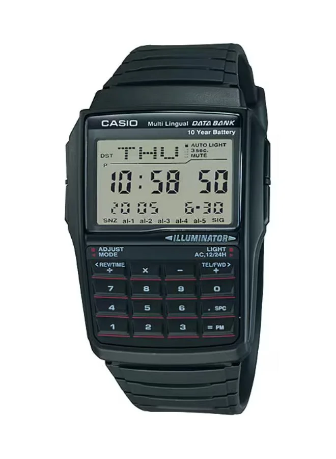 CASIO Men's Resin Digital Watch DBC-32-1ADF - 37.4 mm