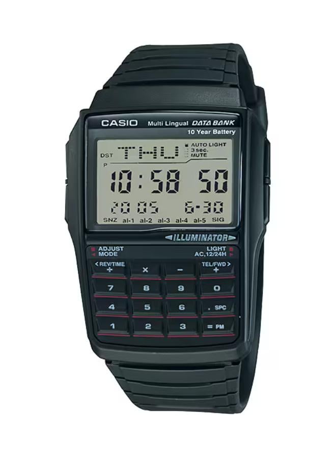 ساعة يد رقمية رجالية من الراتنج -- - . مم