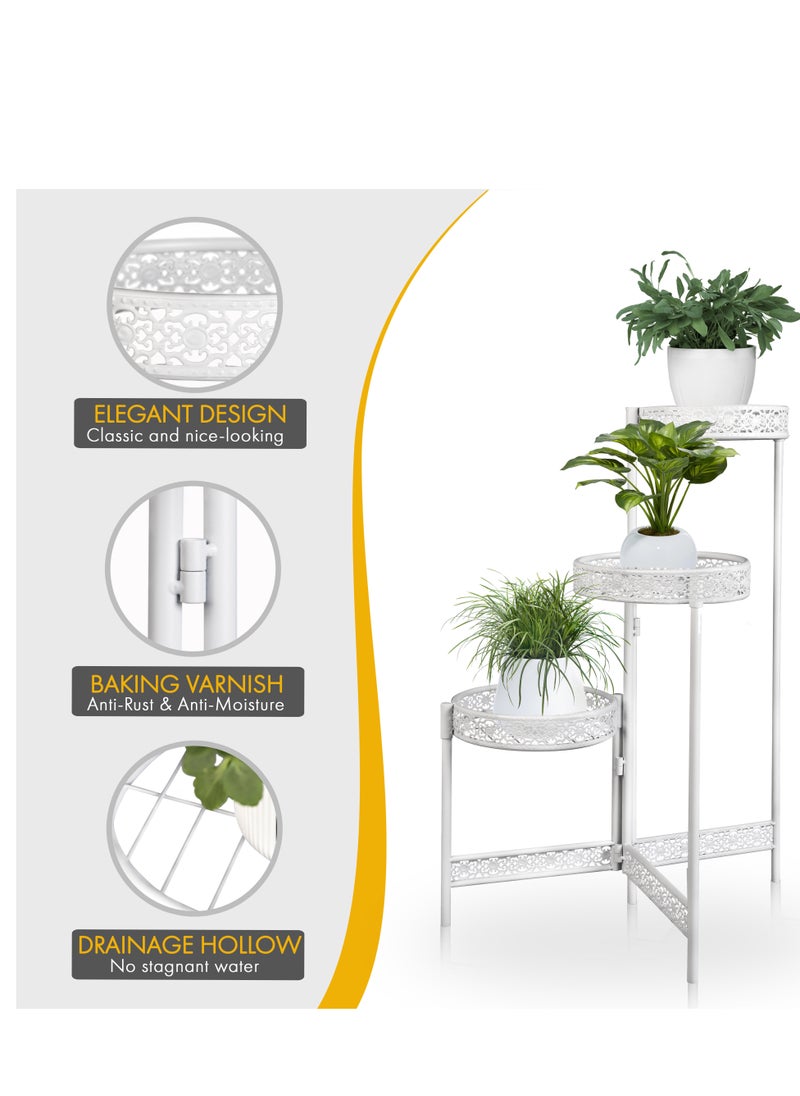 MIGILAN - Three tier flower stand for home indoor and outdoor - Image 1