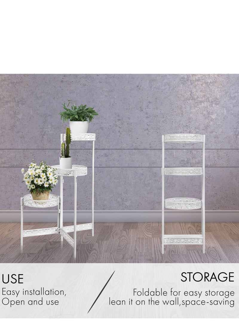 MIGILAN - Three tier flower stand for home indoor and outdoor - Image 1