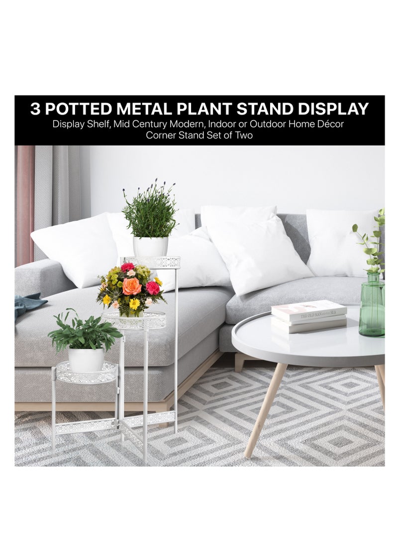MIGILAN - Three tier flower stand for home indoor and outdoor - Image 1