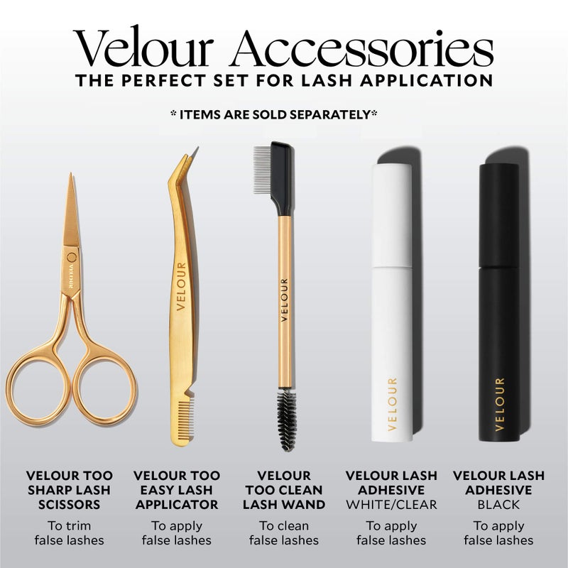 Velour Too Clean Lash Wand, 2 in 1 Eyelash Cleansing Brush for False Lashes and Eyelash Extensions, Brow and Lash Brush - Image 4
