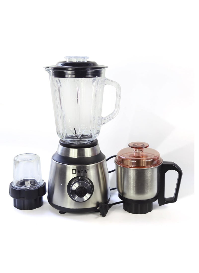 DISNIE Dessini Regina Multi-function Blender for Kitchen Glass Blender Jar Electric Stainless-Steel Housing 6 Leaf Blade for Ice Crushing  - Image 2