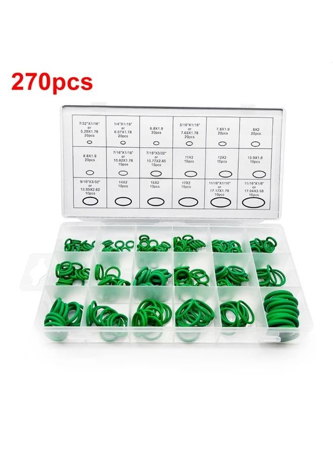 270 Pcs Nitrile Rubber O Ring Assortment Kit NBR High Pressure Sealing Set For Plumbing Automotive And Faucet Repair Style B - Image 5