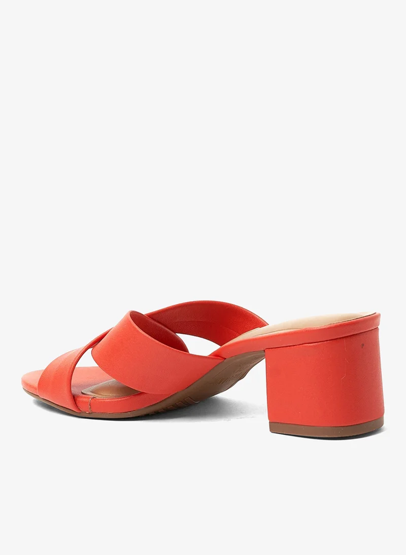 VIZZANO Orange Heels Sandal for Women – Stylish Ladies Heel Sandals & Sling Back Heels for Girls for Women | Best Price UAE