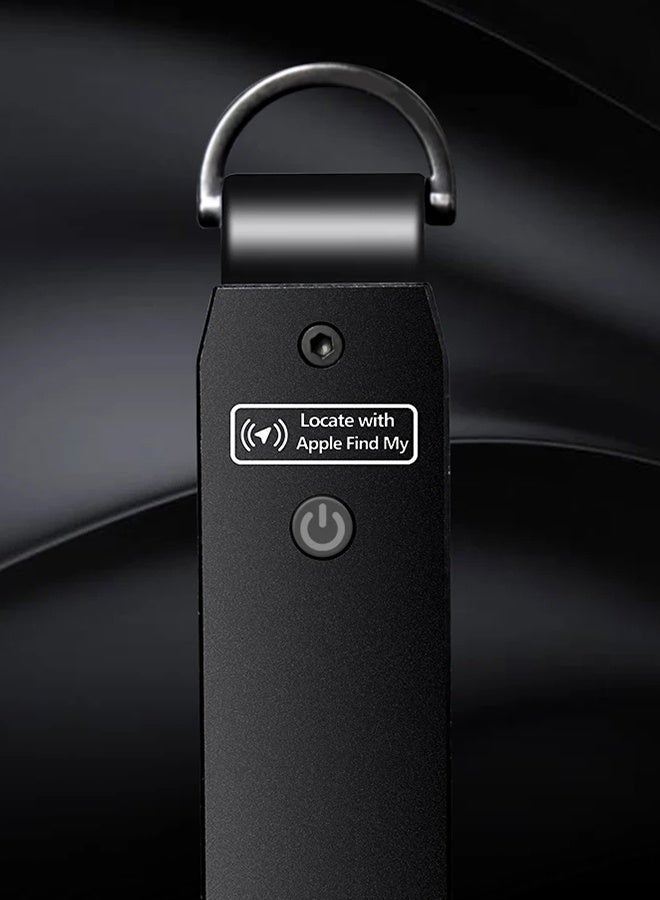 سلسلة مفاتيح سيارة مزودة برقاقات AirTag مدمجة، تتسع من 2 إلى 6 مفاتيح، مزودة بنظام تحديد المواقع العالمي (GPS)، أداة البحث عن المفاتيح، حامل مفاتيح للرجال والنساء - Image 3