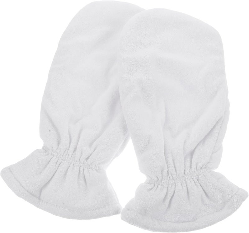 FENICAL Supple Skin Care Wax Gloves 1 Pair 30x15cm Thickened Thermal Hand Moisturizing Gloves for Salon Use and Dry Skin Protection - Image 1