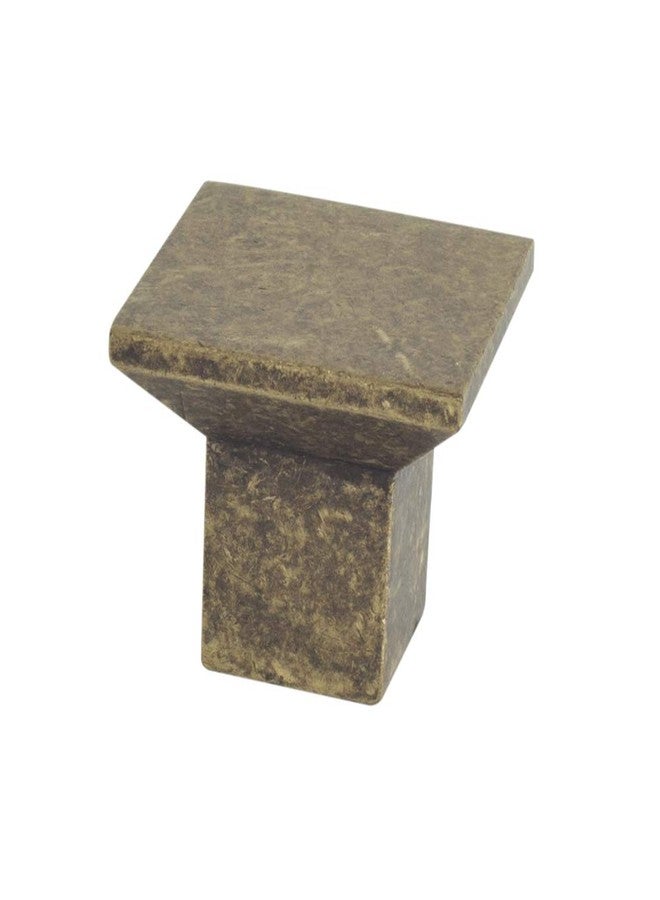Design House 205187 Cubist Cabinet Knob, Antique Brass - Image 3