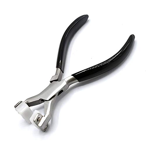 AAProTools 5-1/2" Nylon Jaw Ring Bending Pliers Jewelry Making Non-Marring Pliers (Black Dip) - Image 2