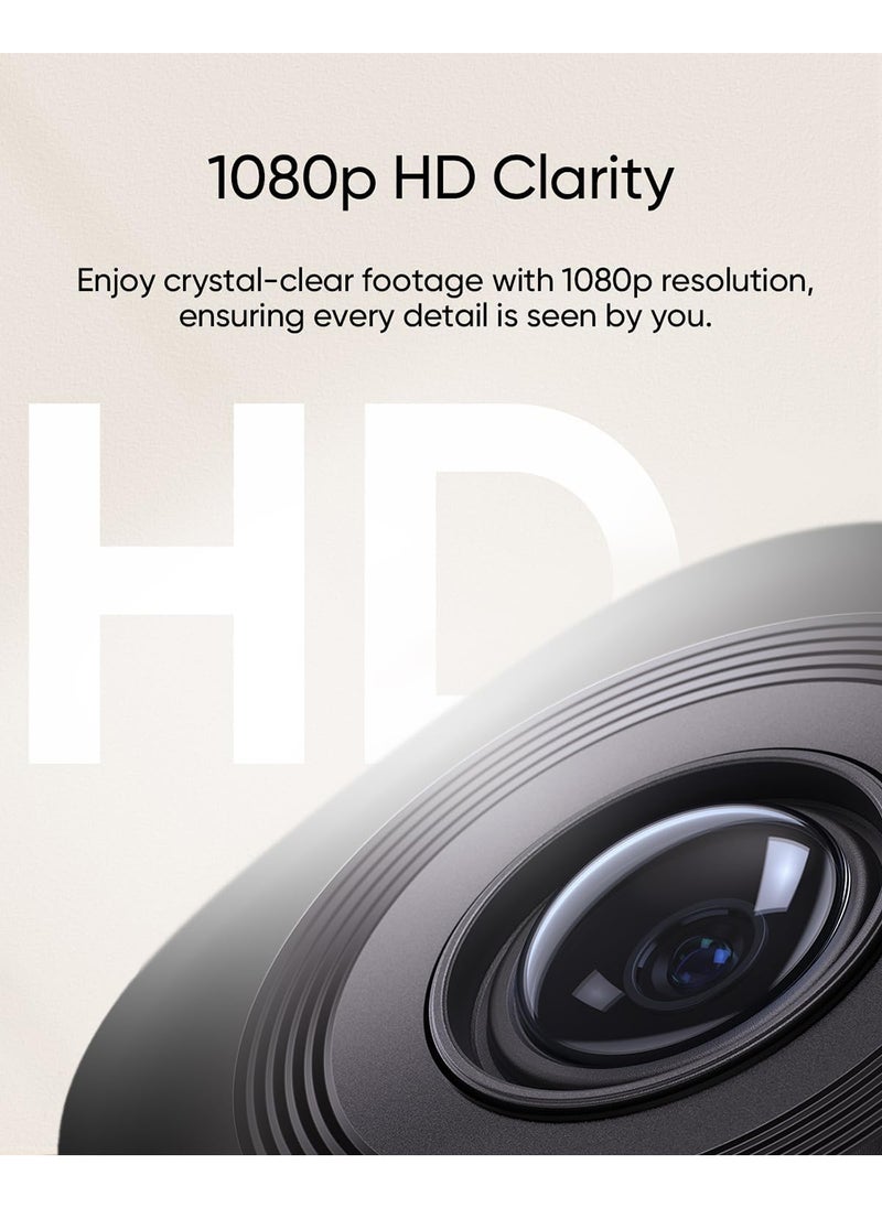 eufy - كاميرا eufy Security Indoor Cam C210 بدقة 1080 بكسل كاميرا أمان داخلية مع مقلاة وإمالة 360 درجة، كاميرا أمان منزلية مدمجة مع شبكة Wi-Fi، ذكاء اصطناعي بشري/حركي، بدون رسوم شهرية - Image 1