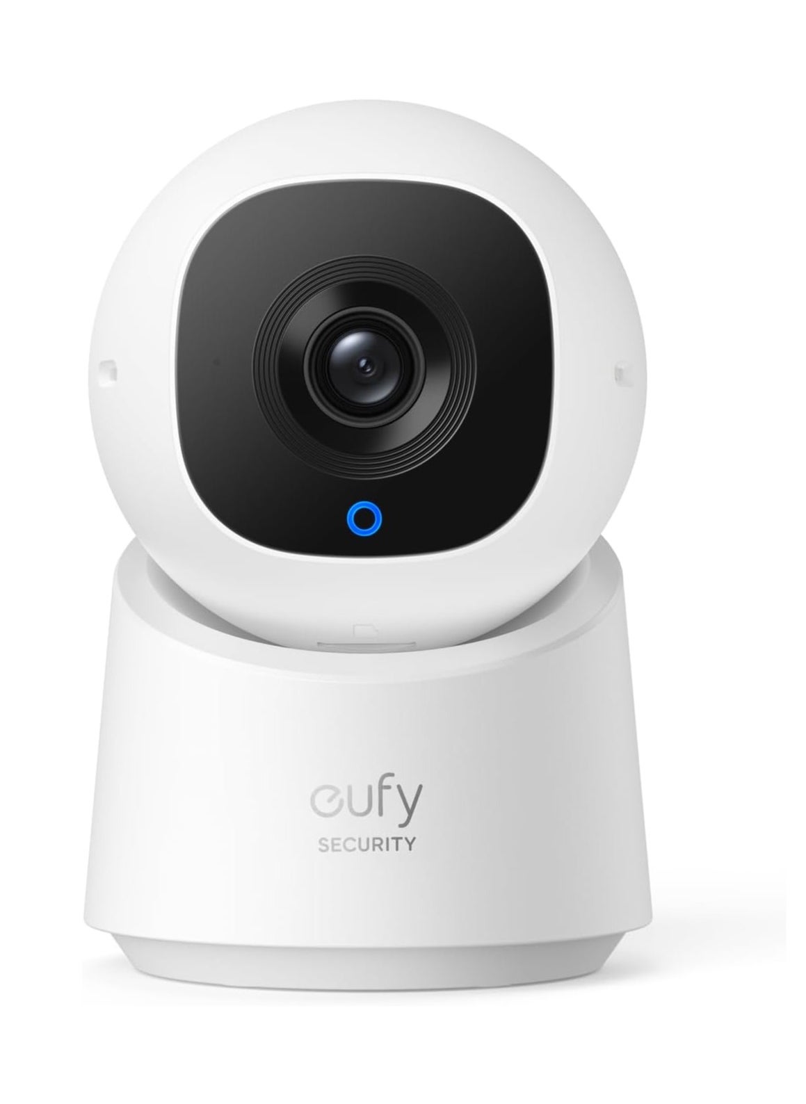 كاميرا eufy Security Indoor Cam C210 بدقة 1080 بكسل كاميرا أمان داخلية مع مقلاة وإمالة 360 درجة، كاميرا أمان منزلية مدمجة مع شبكة Wi-Fi، ذكاء اصطناعي بشري/حركي، بدون رسوم شهرية 