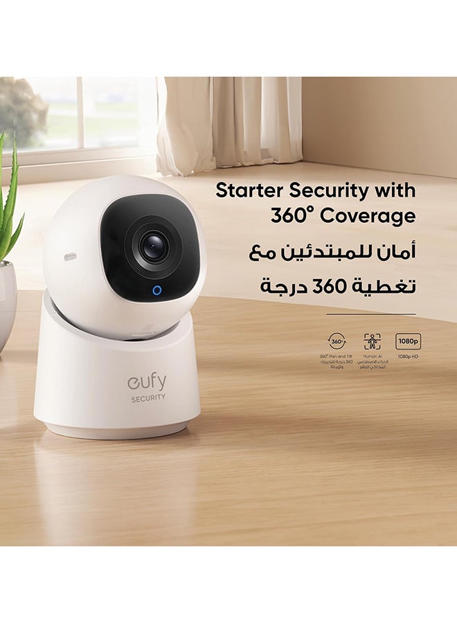 eufy Security Indoor Cam C210 1080p Resolution Security Camera Indoor with 360° Pan and Tilt, Plug-In Home Security Camera with Wi-Fi, Human/Motion AI, No Monthly Fee - Image 2