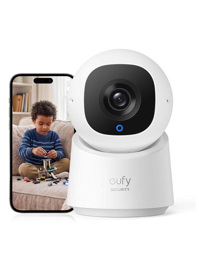 eufy Security Indoor Cam C210 1080p Resolution Security Camera Indoor with 360° Pan and Tilt, Plug-In Home Security Camera with Wi-Fi, Human/Motion AI, No Monthly Fee - Image 1