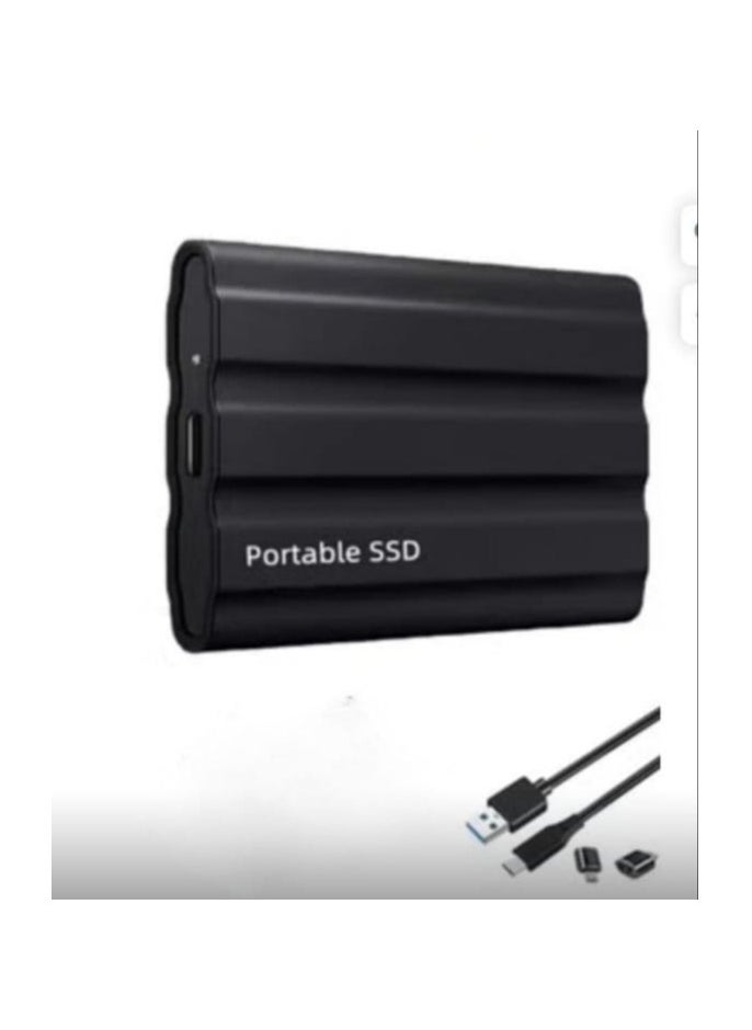 Generic 4TB Portable External Hard Drive, Mini SSD Hard Drives,Solid State External Drives,Computer Backup Drive,USB 3.1 to Type-C Support Data Storage Transfer for Windows XP PC Laptop and Mac(Black)  - Image 1
