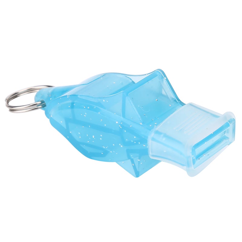 Referee Whistle: Dolphin Shape Blue High-Grade Material - Loud Clear Sound With Lanyard Survival Whistle for Outdoor Survival PE Lessons Basketball Football Games - Image 1