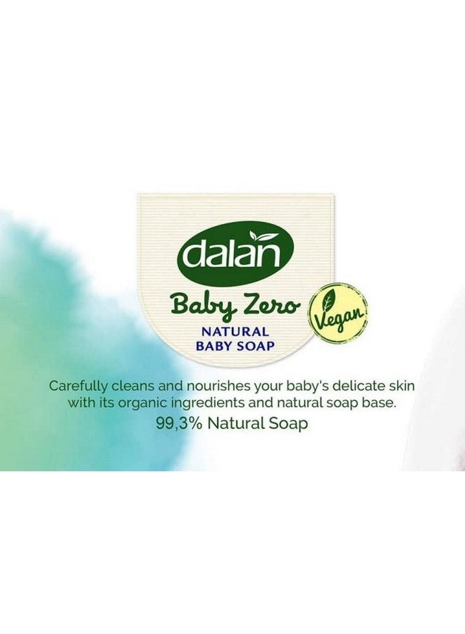 Dalan Baby Zero Natural Baby Soap Bar 3.17oz (2 Pack) - Paraben, PEG, DYE, Alcohol, SLES, SLS FREE (Organic Cotton, 2 Pack) - Image 2