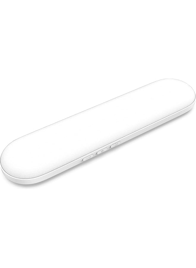 إيروريكس سماعة وسادة ستيريو توصيل العظام بلوتوث لاسلكية موسيقى سماعات نوم جهاز ضوضاء بيضاء للنوم الجانبي للبالغين والأطفال متوافق مع Ios Android Windows أبيض - Image 1