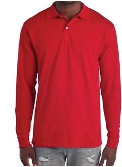 International Uniform L.L.C Men's Spot Shield Long Sleeve Polo t Shirt  - Image 1