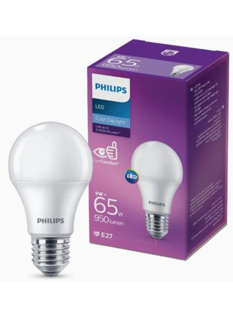 Philips LED Bulb 9W Cool Daylight E27 950 Lumen Energy Saving Long Lifespan - Image 2