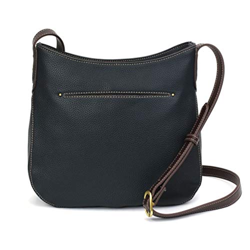 Chala Handbags Paw Print Crescent Crossbody Handbag Purse, Dog Mom - Image 3