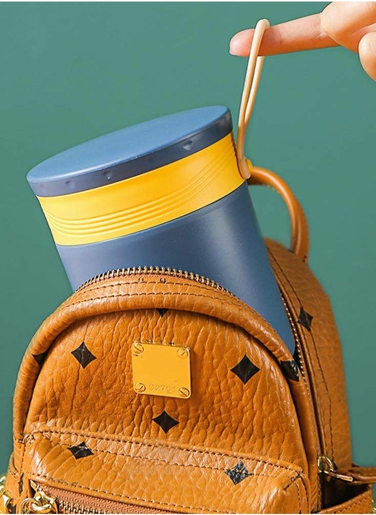 Food Flask, 450 ml Flask for Hot Food, Insulated Containers with a Foldable Spoon