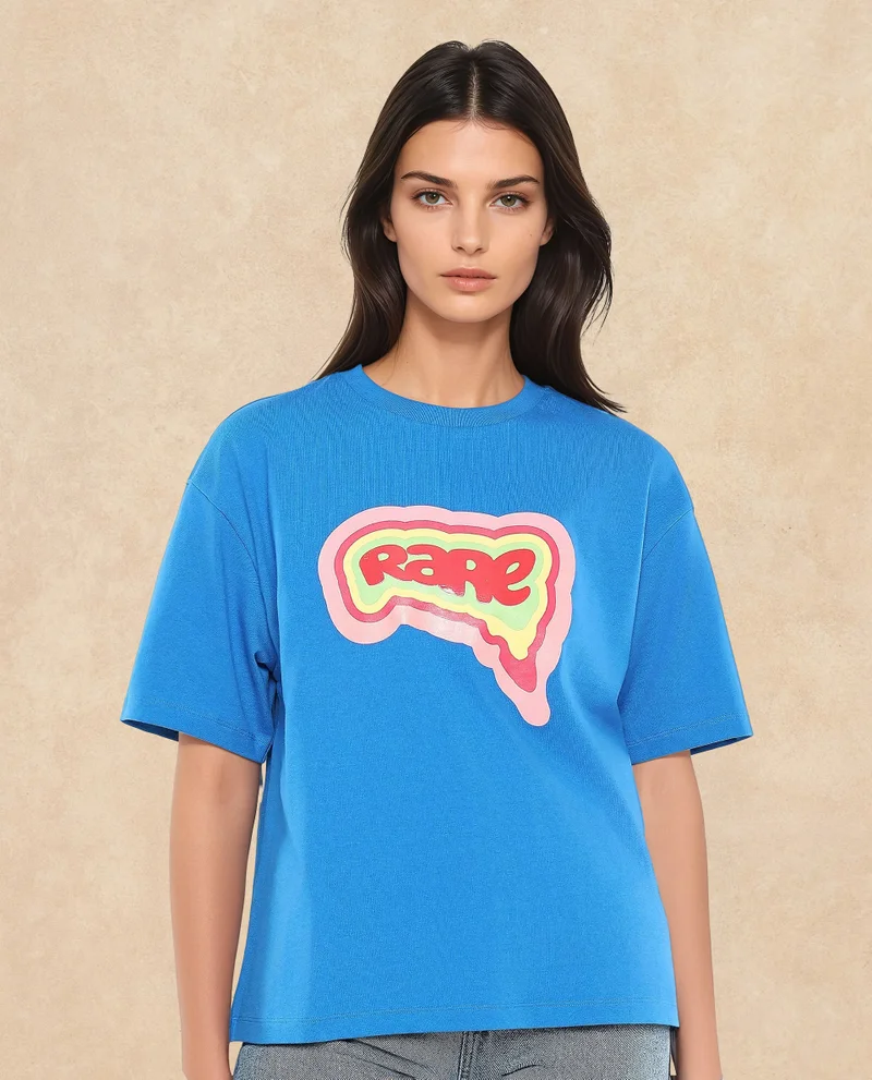 Rareism Women's Graphic Print T- Shirt