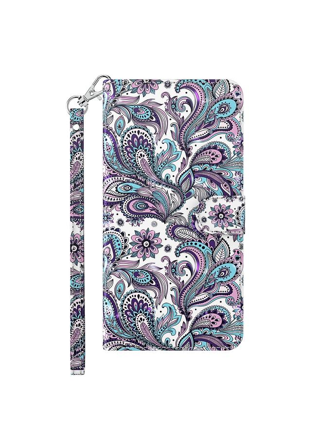S-TOP Case For Samsung Galaxy A13 4G 3D Painting Pattern TPU + PU Leather Phone Case - Image 2