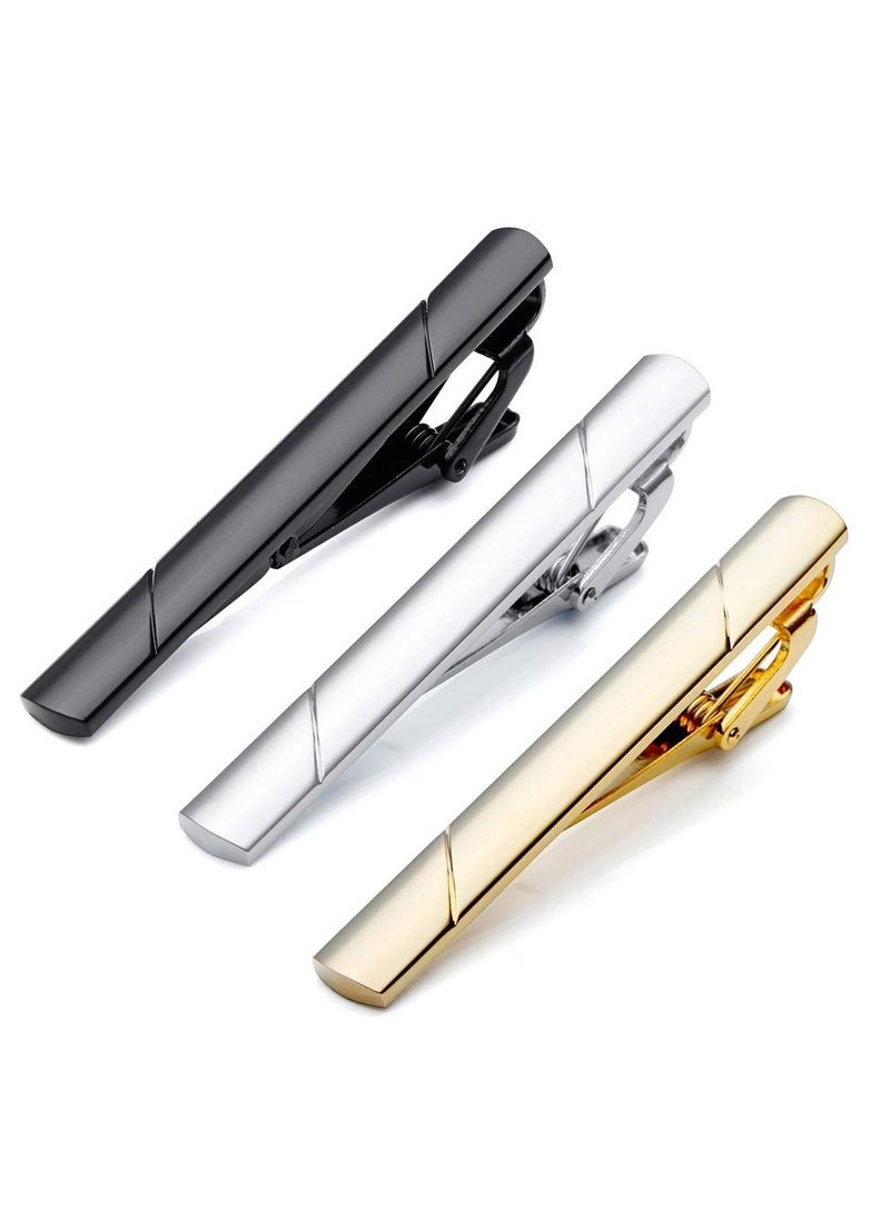 3-Piece Classic Tie Clips for man Business and Daily Life - Image 1