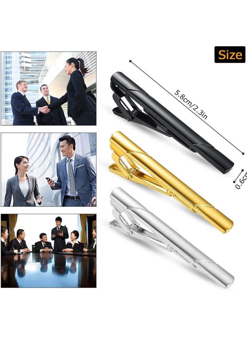3-Piece Classic Tie Clips for man Business and Daily Life - Image 2