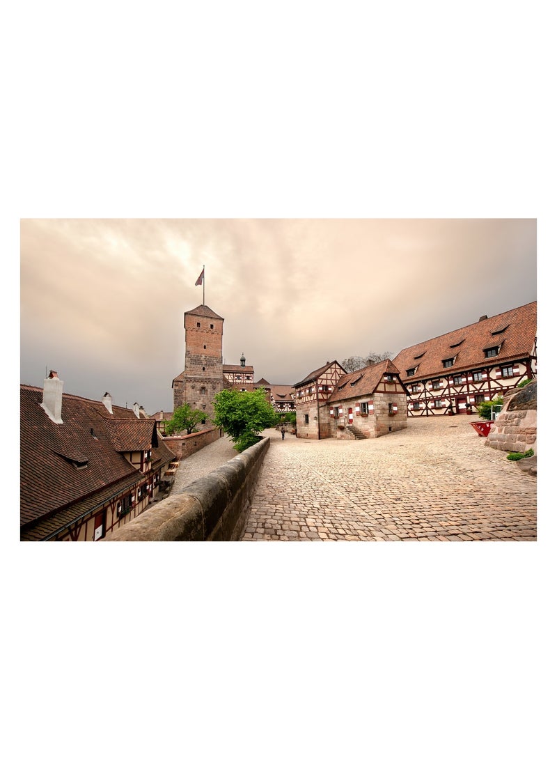 Anna 1000-Piece Colorful European Cityscape Puzzle - Image 1