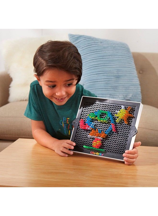 Lite Brite ألعاب النشاط الإبداعي الكلاسيكية المضيئة النهائية هدايا للبنات والأولاد من عمر 3 4 5 6789 تعليمية لتعلم المهارات الحركية الدقيقة - Image 3