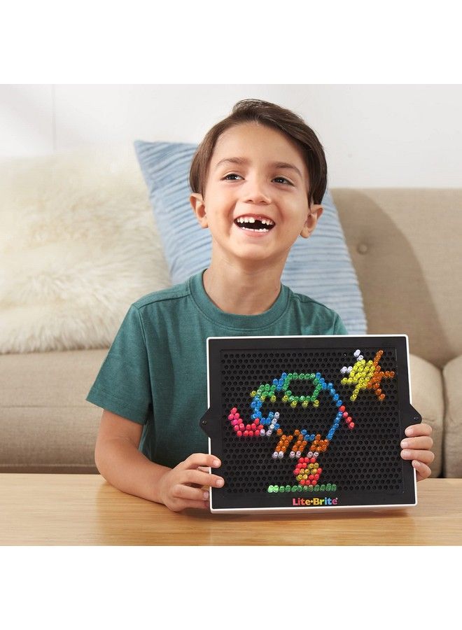 Lite Brite ألعاب النشاط الإبداعي الكلاسيكية المضيئة النهائية هدايا للبنات والأولاد من عمر 3 4 5 6789 تعليمية لتعلم المهارات الحركية الدقيقة - Image 4