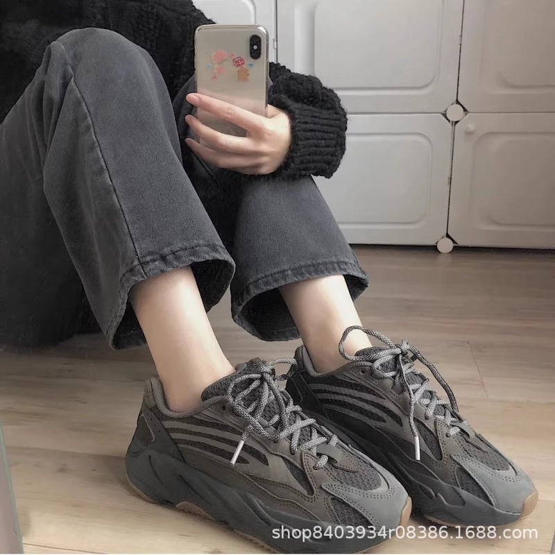 Coconut 700 Black Samurai Torre Shoes Women'S Thick Sole Increased Lovers Shoes Putian Sports Running Shoes Ins Tide - Image 2