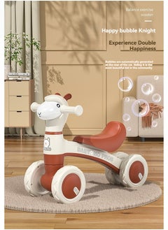 Beauenty Balance Bike for 1 Year Old Boys Girls 12-36 Month Toddler, 4 Silence Wheels Soft Seat Pre-School First Riding Toys Toddler First Birthday Gifts  - Image 3