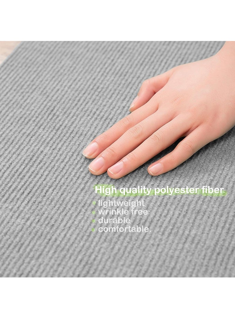 Area Rug for Baby's Room 10 PCS 30x30 Cm Spliceable Floor Mats Machine Washable Color Blocking DIY Blanket for Living Room Bedroom Bathroom Kitchen Floor Anti-Slip Mat (Beige) - Image 2