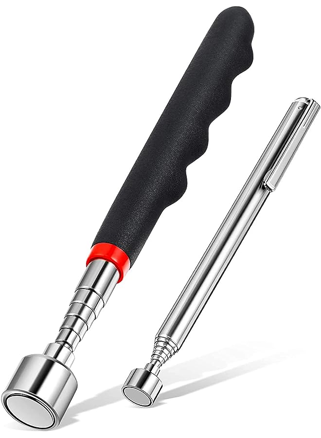 Delfino Telescoping Magnetic Pickup Tools, Include 20 lb Magnetic Tool and 3 lb Telescoping Magnet Stick Gadget for Hard to Reach Places, Suitable for Birthday, Father’s Day Gift(2 Pieces)  - Image 1