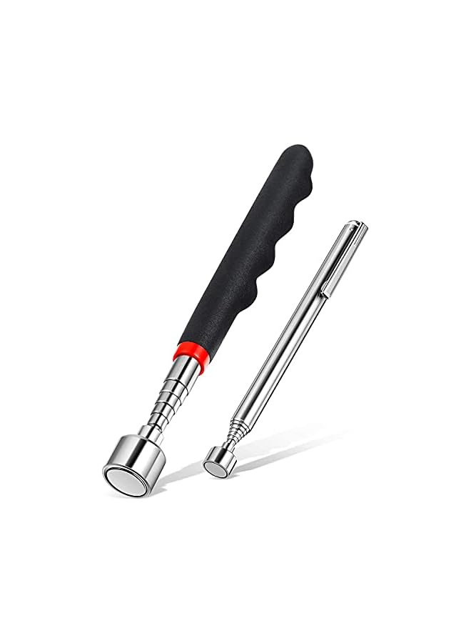 Delfino Telescoping Magnetic Pickup Tools, Include 20 lb Magnetic Tool and 3 lb Telescoping Magnet Stick Gadget for Hard to Reach Places, Suitable for Birthday, Father’s Day Gift(2 Pieces)  - Image 2