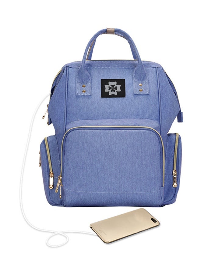 NIBEMINENT Baby Diaper Bag With USB Charging Pot  - Image 1