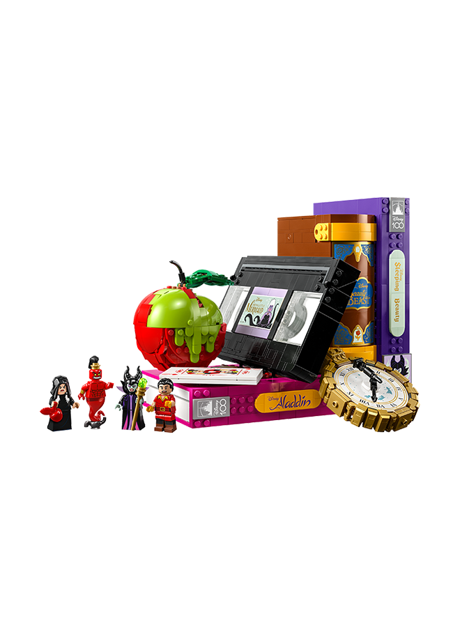 ليغو Disney Villain Icons 43227 Building Kit; Nostalgia Collection In A Box. A Creative, Buildable Disney 100 Model That Makes A Fun Holiday Or Birthday Gift For Builders And Fans Aged 18 And Over (1,540 Pieces)